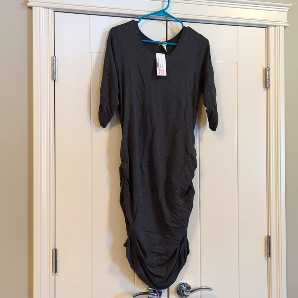 Maternity rouched dress